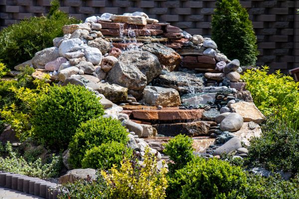River Rock Landscaping in Santa Ana