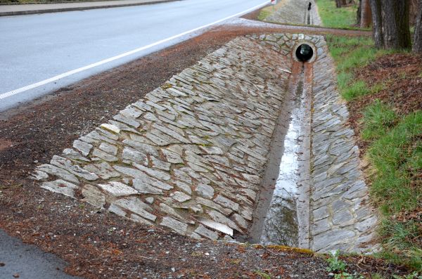 Ditch Landscaping in Santa Ana