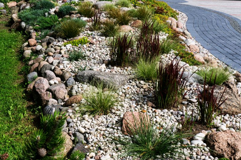 River Rock Garden Installation